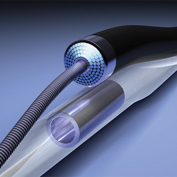 Animation frame showing medical device