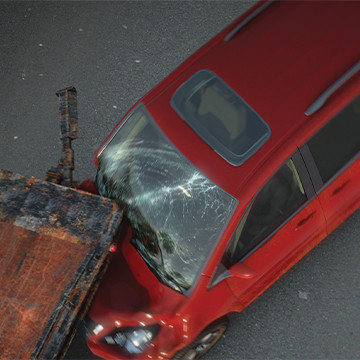 Car crash animation still
