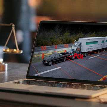 Laptop at a legal professional
