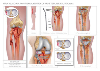 Open Reduction and Internal Fixation of Right Tibial Plateau Fracture