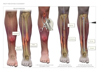 Tibial IM Nail Placement