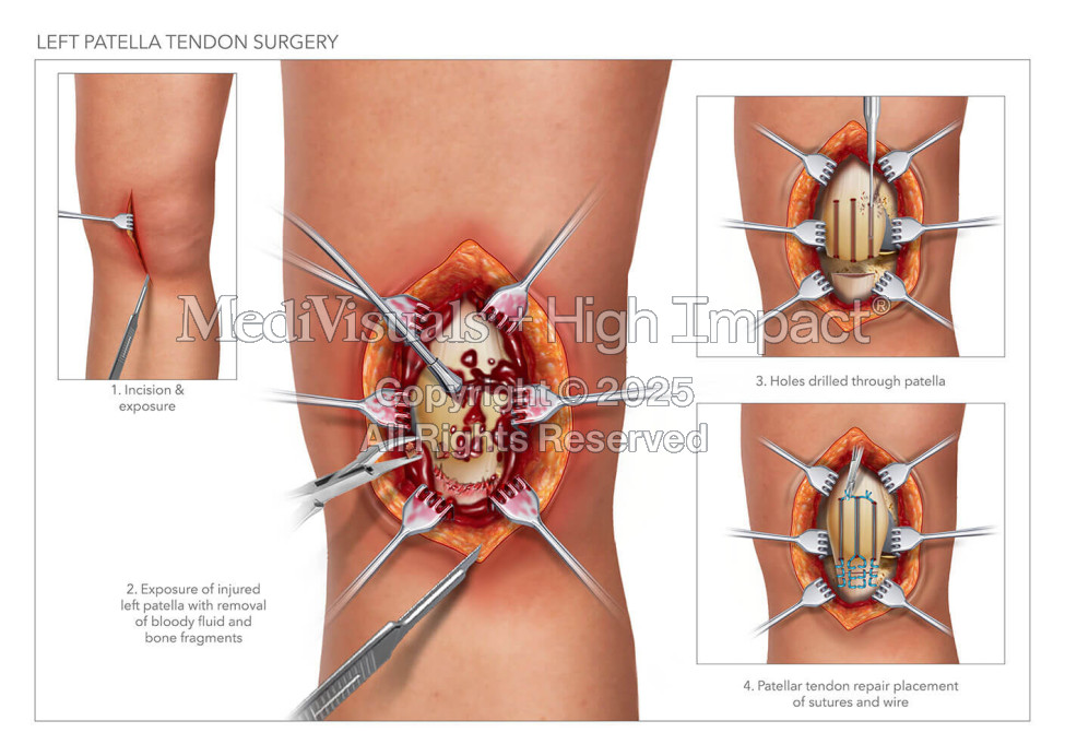 Left Patella Tendon Surgery