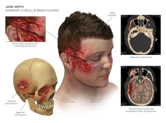 Brain Injuries and Facial Fractures