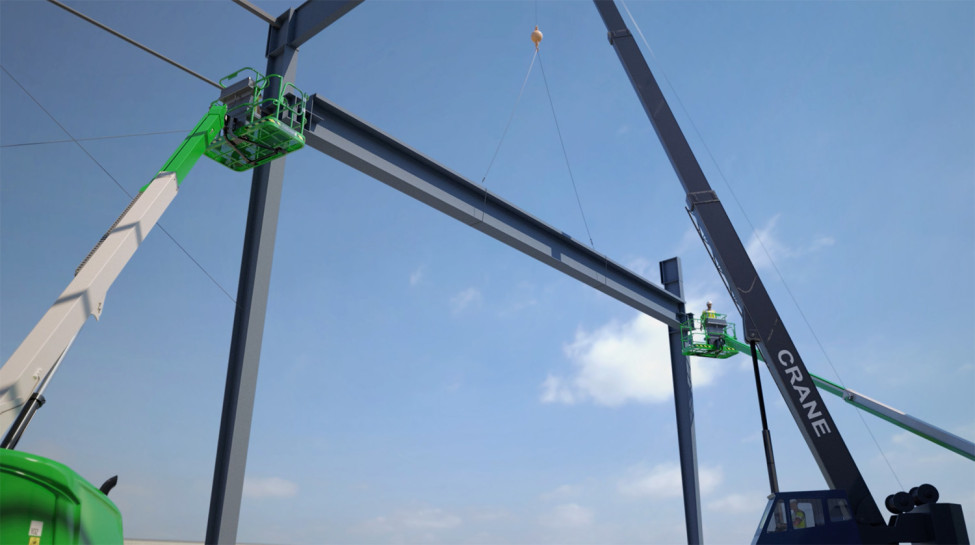 Confidential Verdict: Forensic Animations Prove Negligence After Steel Beam Falls Onto Crane Operator
