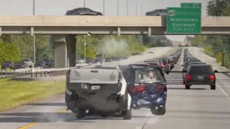 Drowsy Driving Collision Animation