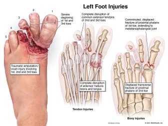 Left Foot Injuries