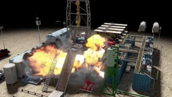 Oil Refinery Infographic